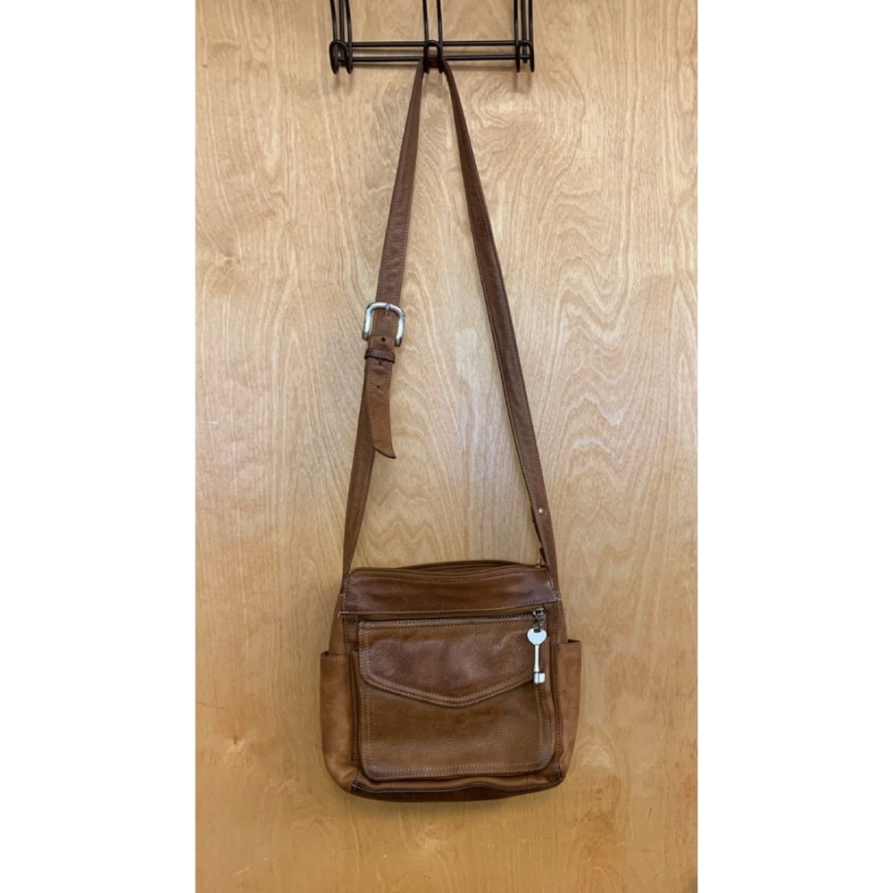 Genuine Leather Fossil  Crossbody Bag